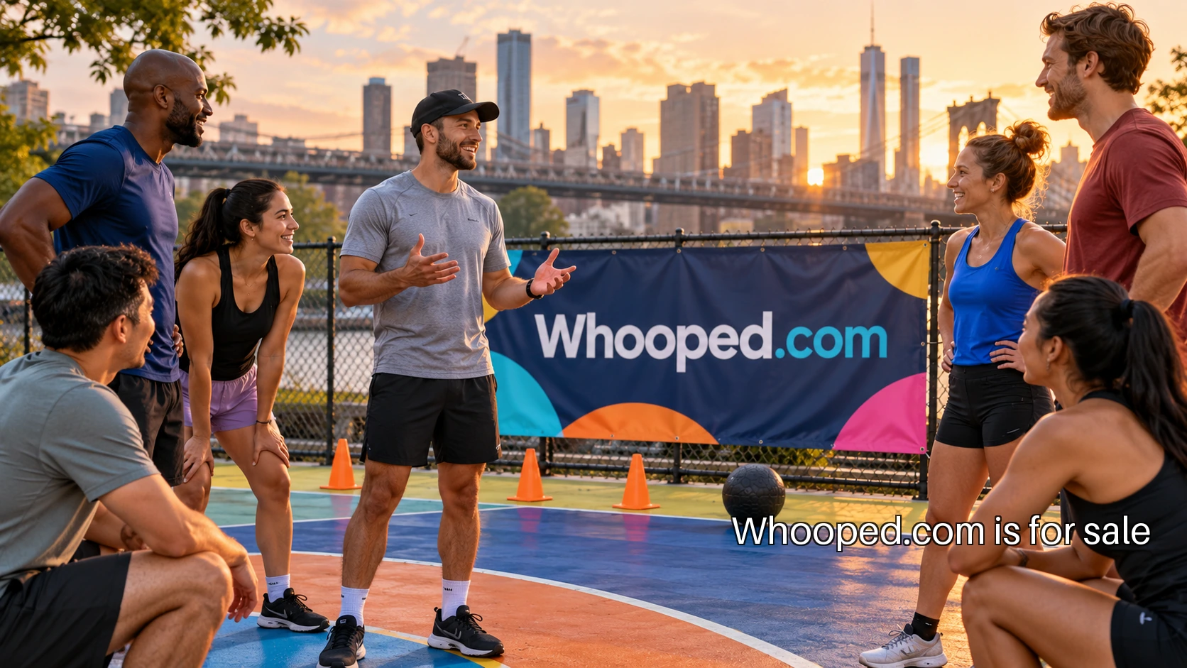 Illustrative a social competition brand for Whooped.com